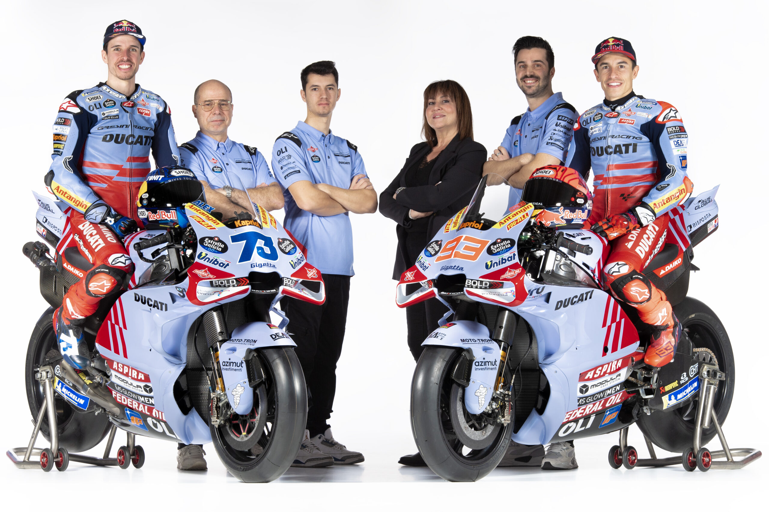 Lancio del Team Gresini Racing 2024 Unibat